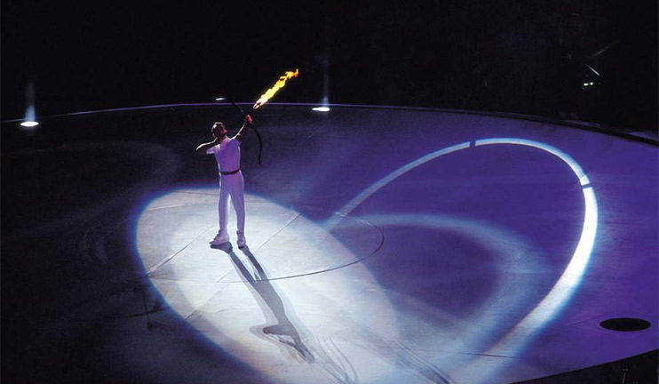 A story of a photo: An optical illusion