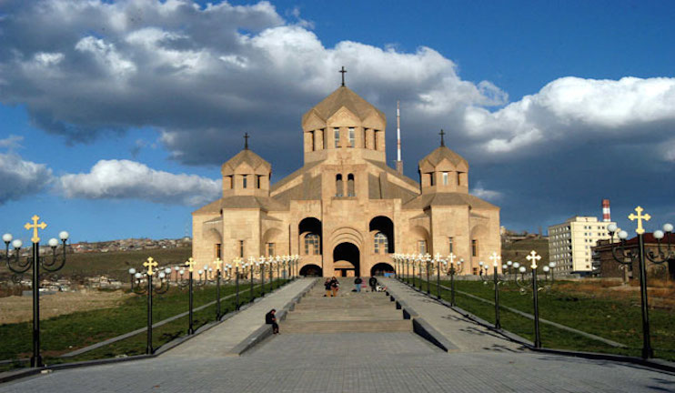 A baptism ritual of soldiers took place in St. Grigor Lusavorich church