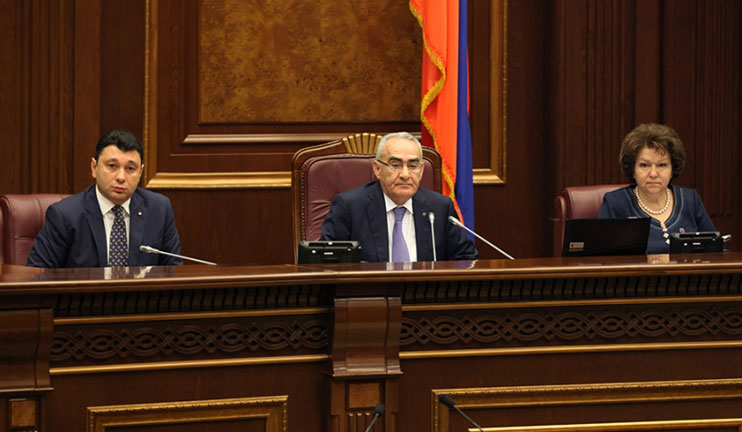Prosperous Armenia Party has boycotted the parliamentary four-day session