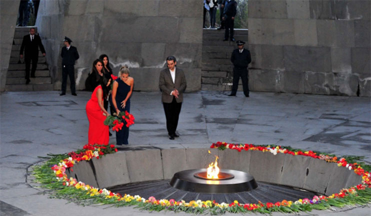 International media continues to cover the visit of Kardashians in Armenia