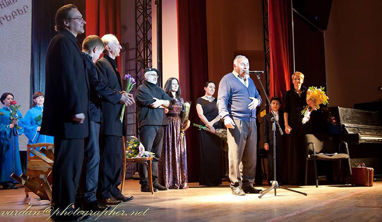 The Armenian-Russian performance shows the life and legacy of Komitas Vardapet