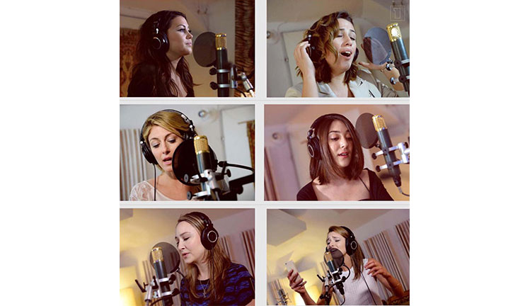 The song of Tamar Kaprelian performed by the participants of &quot;Eurovision 2015&quot;