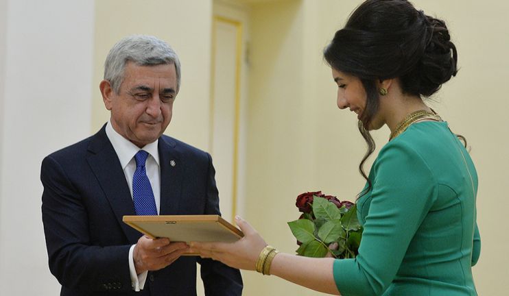 Հանձնվեցին Հանրապետության Նախագահի 2014-ի երիտասարդական մրցանակները