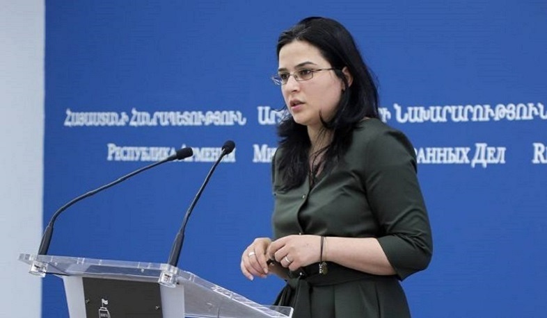 Azerbaijan's top leadership is not ready for peace. RA FM Spokesperson