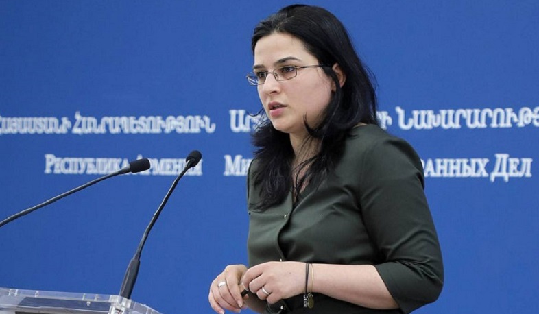 Aliyev's provocative statements undermine efforts to establish stability in the region: Armenian Foreign Ministry spokeswoman