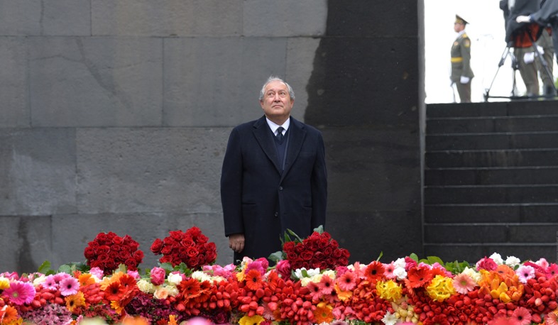 Recognition and condemnation of the Armenian Genocide are necessary to ensure long-lasting peace in our region: President Sarkissian’s message