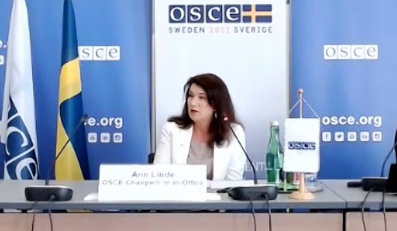 I call on Azerbaijan to release captives under auspices of OSCE: Ann Linde
