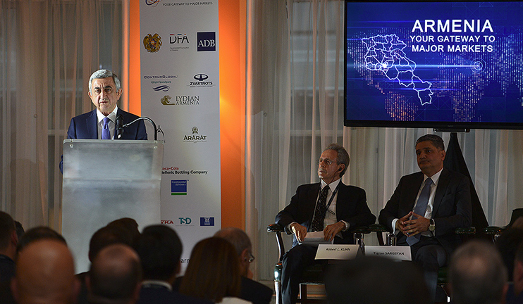 Serzh Sargsyan participated in “Armenia: Investment Forum-2016" held in New York