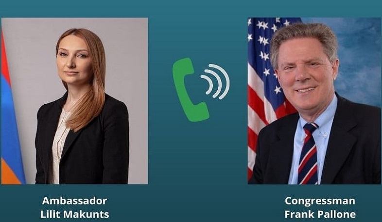 Lilit Makunts and Frank Pallone stressed need to resume Nagorno-Karabakh peace process