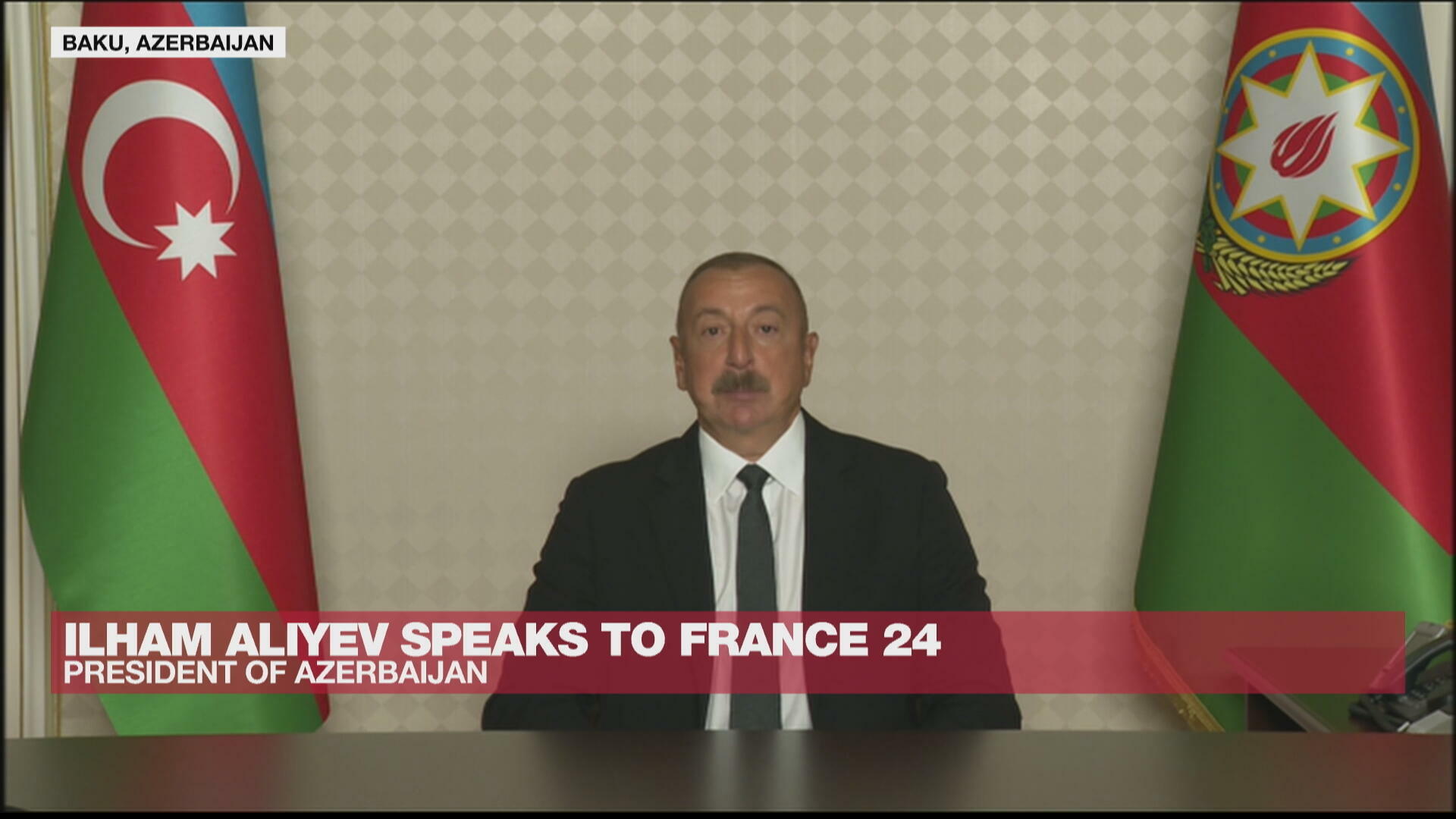 Azerbaijan is “ready” to start peace talks with Armenia: Aliyev to France 24