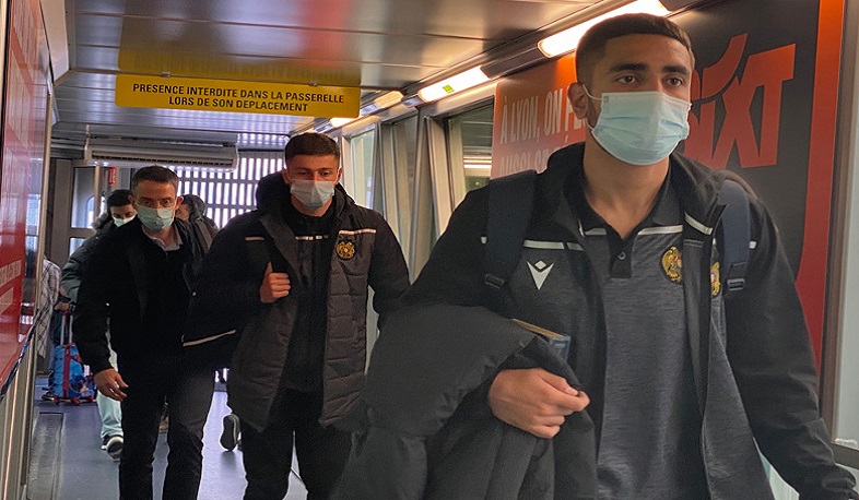 Сборная Армении до 21-го года прибыла во Францию