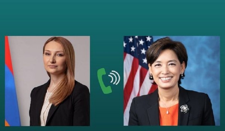 Armenian Ambassador to US Lilit Makunts discusses situation after 44-day war with Congresswoman Kim