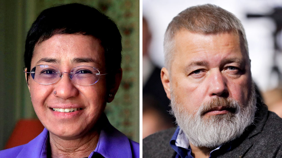 Maria Ressa and Dmitry Muratov receive Nobel Peace Prize in Oslo
