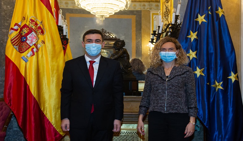 Armenian Ambassador and Speaker of Spanish Congress of Deputies calls for immediate release of all Armenian captives