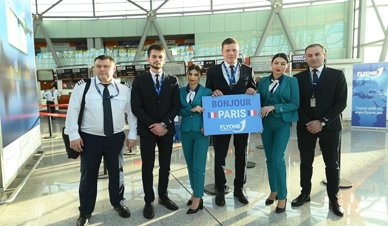 Flyone Armenia-ն տվեց Երևան-Փարիզ-Երևան երթուղով կանոնավոր ուղիղ չվերթերի մեկնարկը