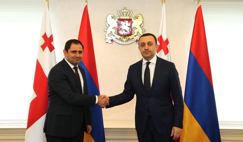 Suren Papikyan briefs Irakli Garibashvili on Armenia's steps to establish peace in region