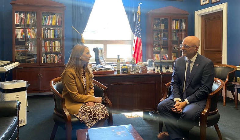 Ambassador Makunts presented challenges around Nagorno-Karabakh following 44-day war to Ted Deutch