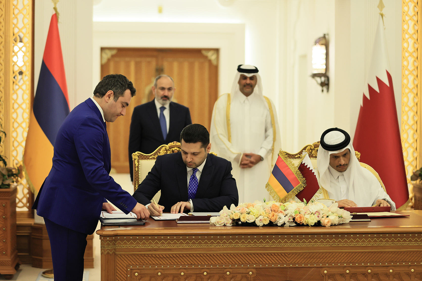 Meeting of Prime Ministers of Armenia and Qatar took place, based on results of which a number of documents were signed