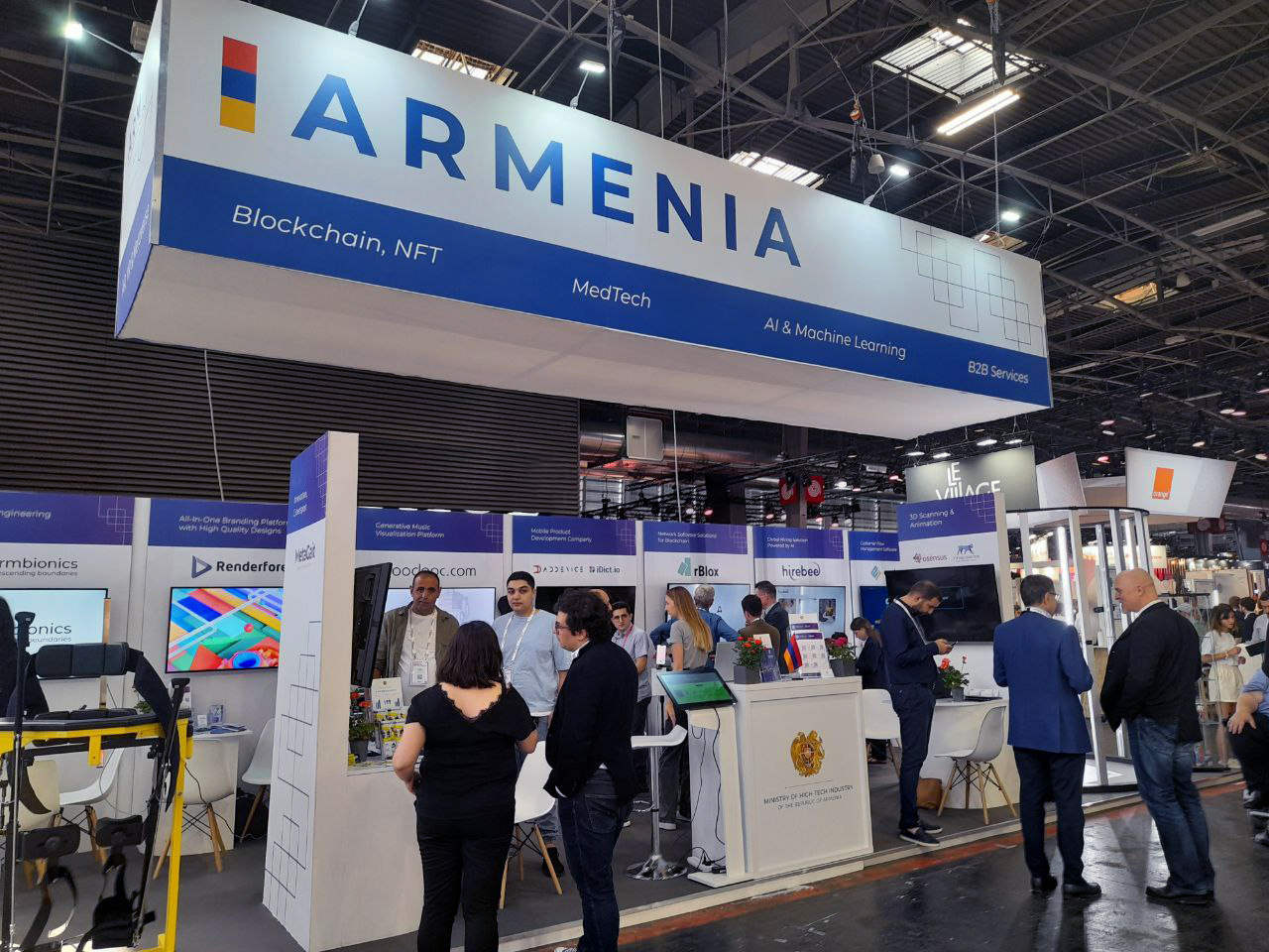 Հայկական ստարտափները ARMENIA միասնական տաղավարով՝ VivaTech-2022 միջազգային ցուցահանդեսում