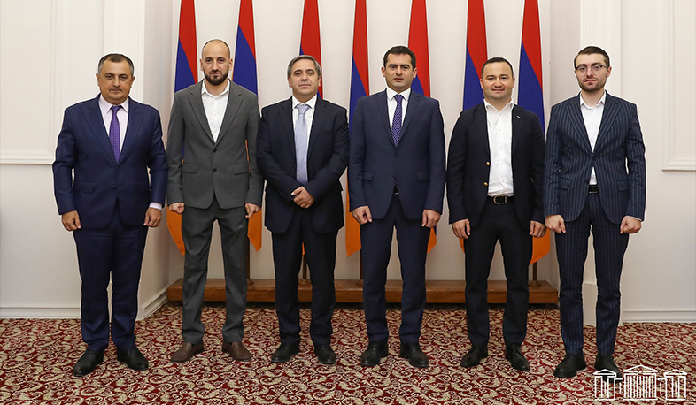 Hakob Arshakyan Receives Head of Pan-Armenian Youth Football Association