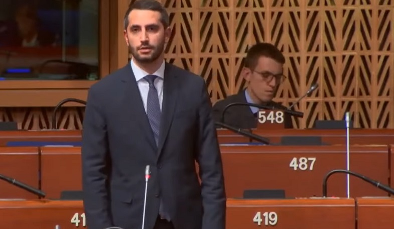 Ruben Rubinyan Gives a Speech at PACE: It's impossible to talk about peace while they are shooting at you, while they are occupying your territory
