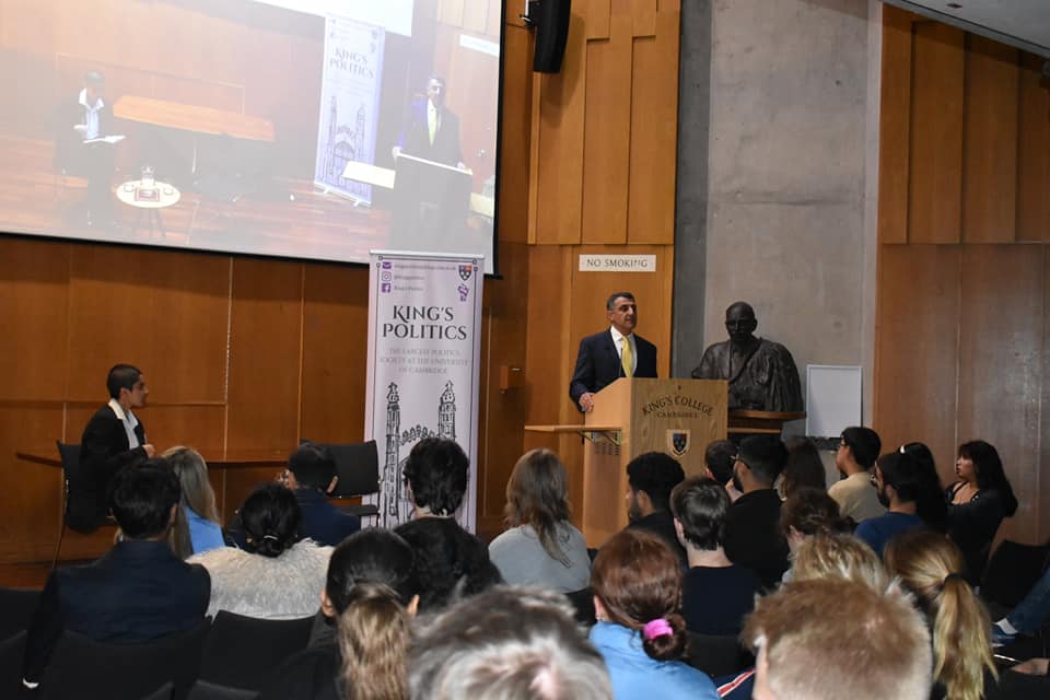 Ambassador Nersesyan’s visit to King’s College of Cambridge University
