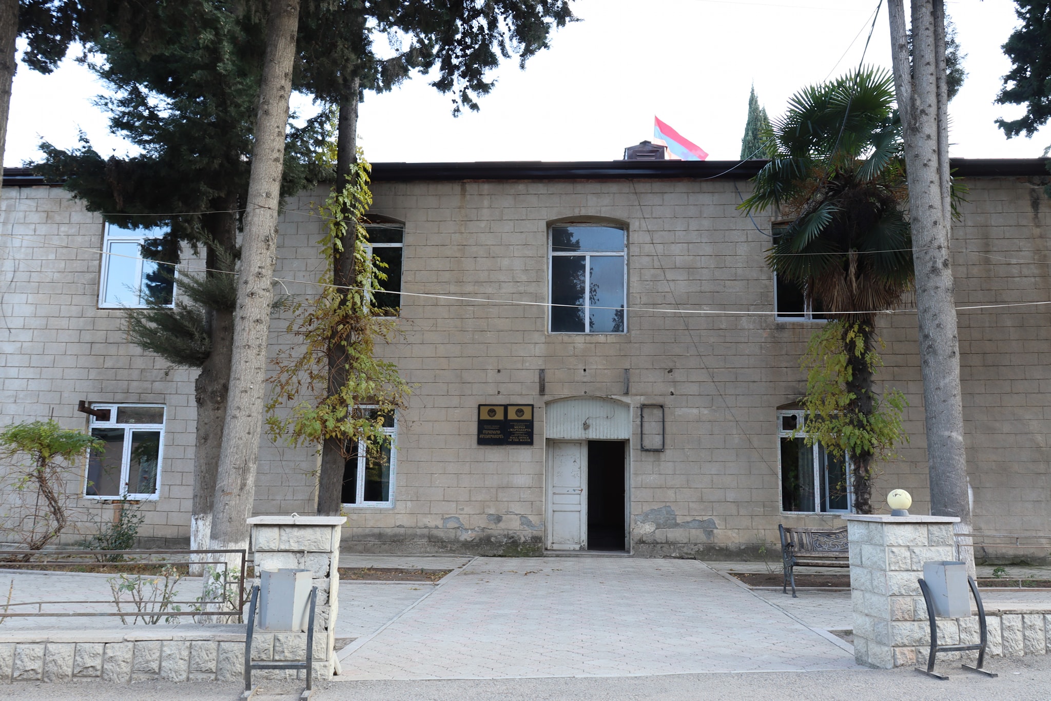 Works of repairing first stage of municipality building damaged by shelling completed in Martakert