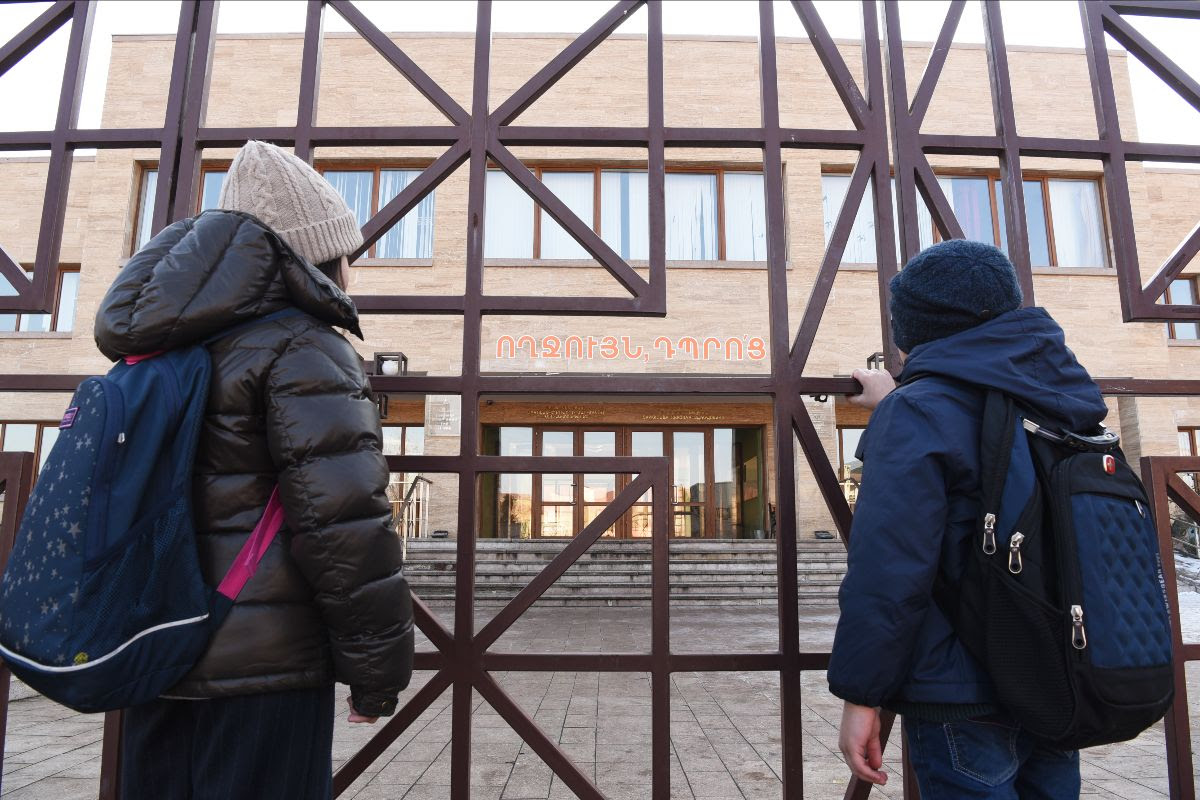 Due to heating problems, work of all schools in Artsakh stopped