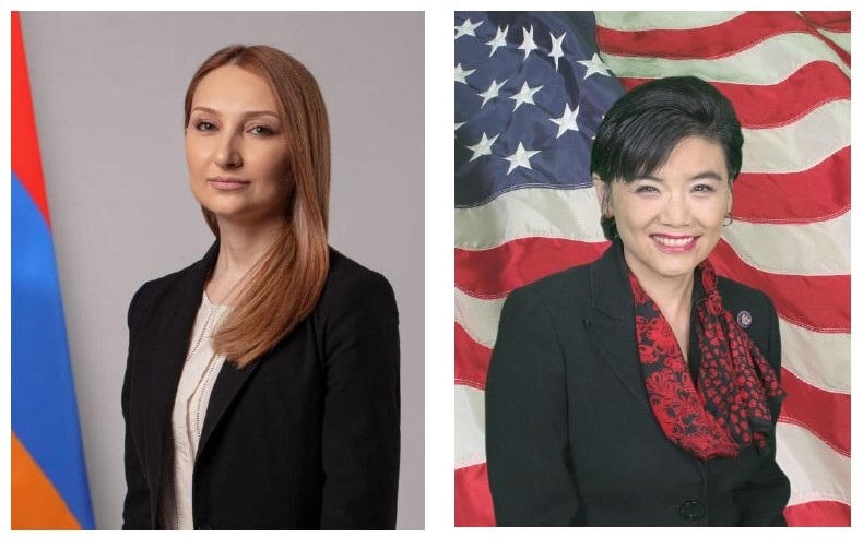 Lilit Makunts discussed issue of Armenian prisoners of war held in Azerbaijan with Congresswoman Judy Chu