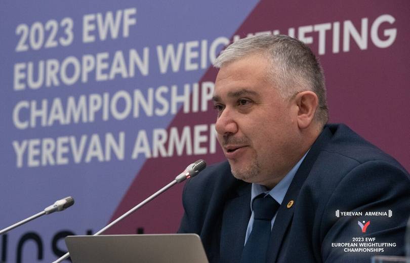 President of the European Weightlifting Federation welcomes statement by Armenian Sports and Culture ministry