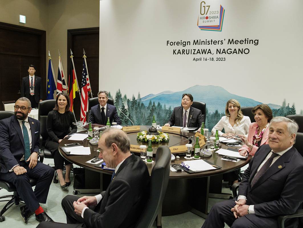 G7 ministers stress unity amid tensions with China and Russia