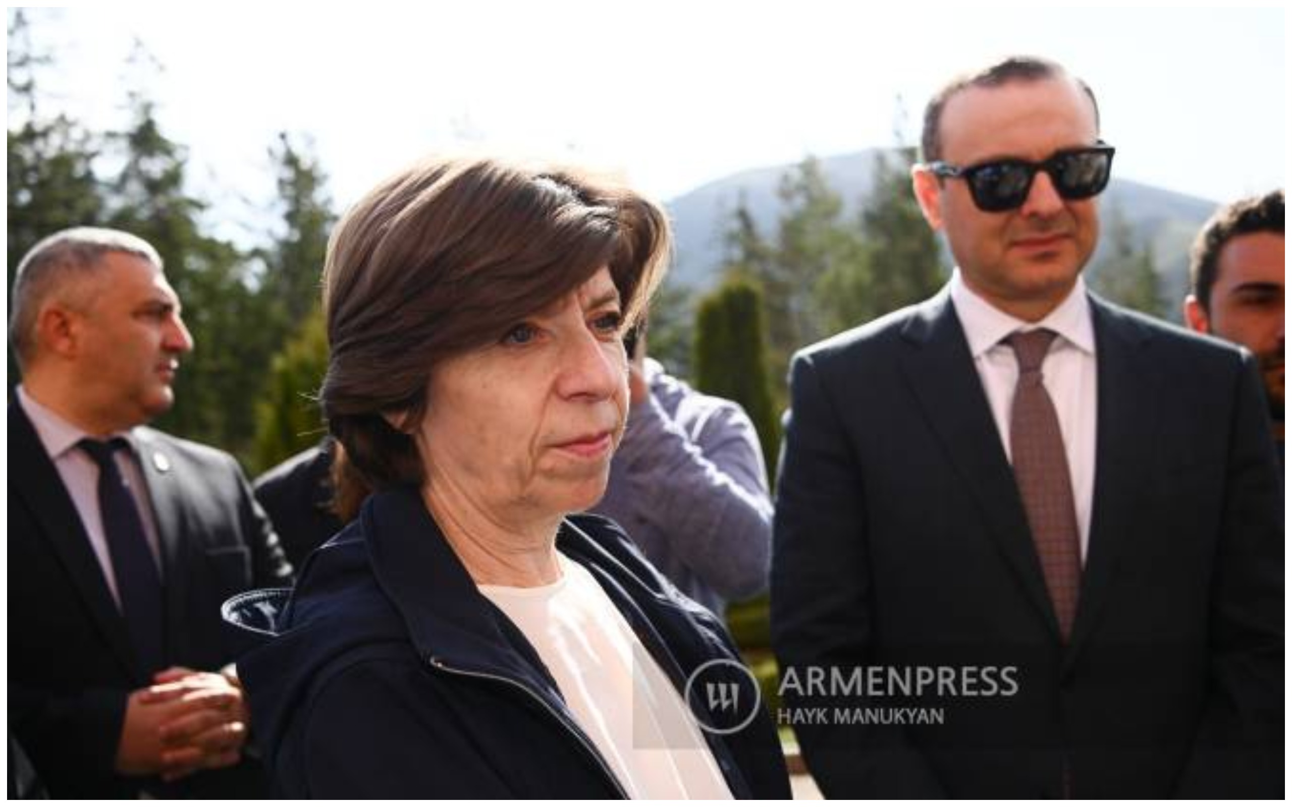 We would like to start negotiations between representatives of Nagorno-Karabakh and Azerbaijan with support of international community: Catherine Colonna