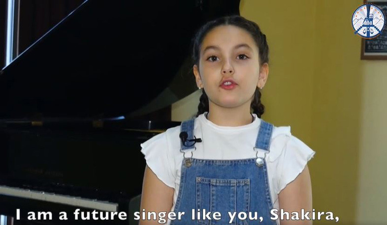 Stand with me, be my voice: Inessa from Artsakh calls on UNICEF goodwill ambassador, Shakira