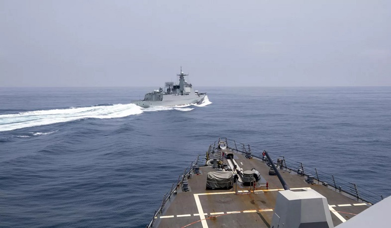 US and China blamed each other for incident in Taiwan Strait