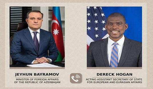 Բայրամովը հեռախոսազրույց է ունեցել ԱՄՆ պետքարտուղարի օգնականի պաշտոնակատարի հետ