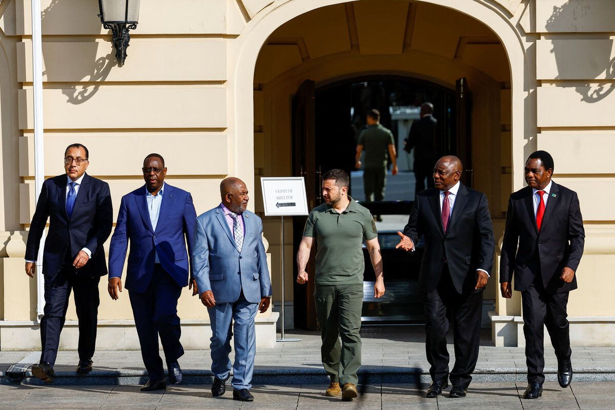 African delegation met with Zelensky in Kyiv and then left for Russia