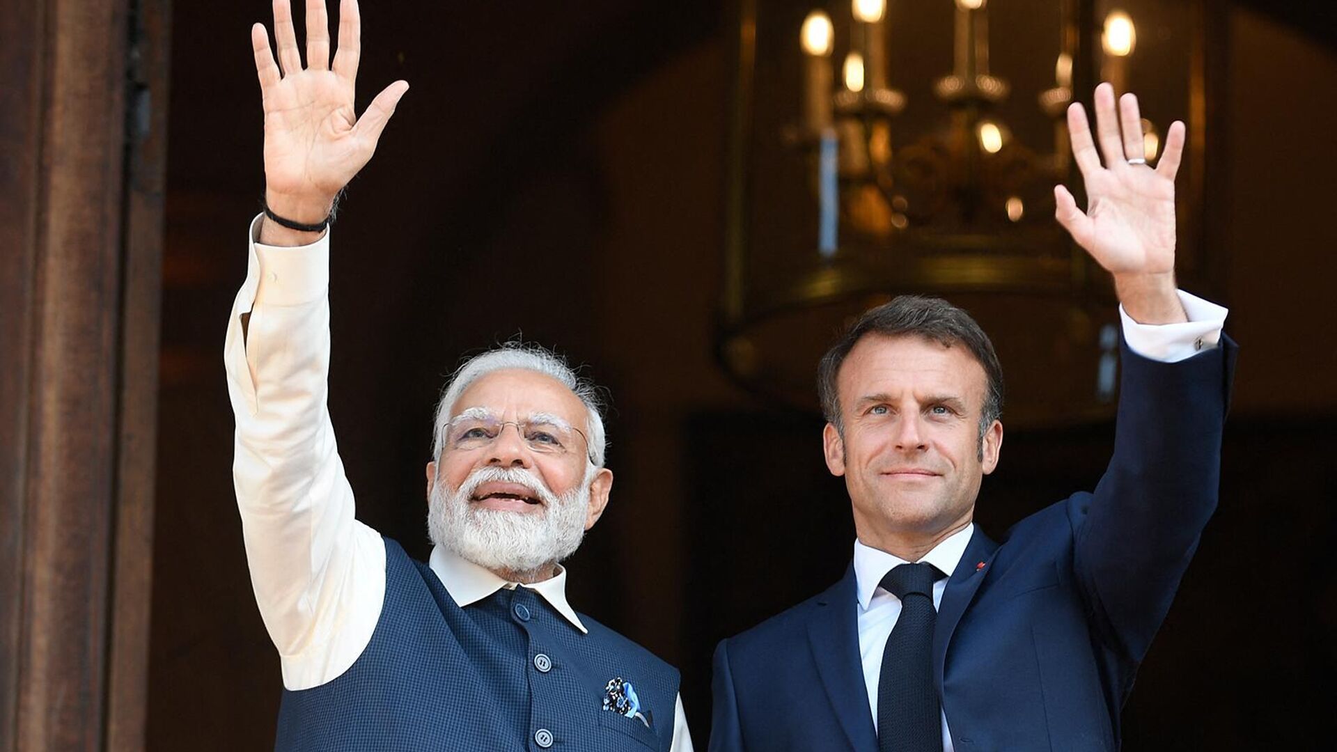 India’s Modi and France’s Macron agree on defense ties