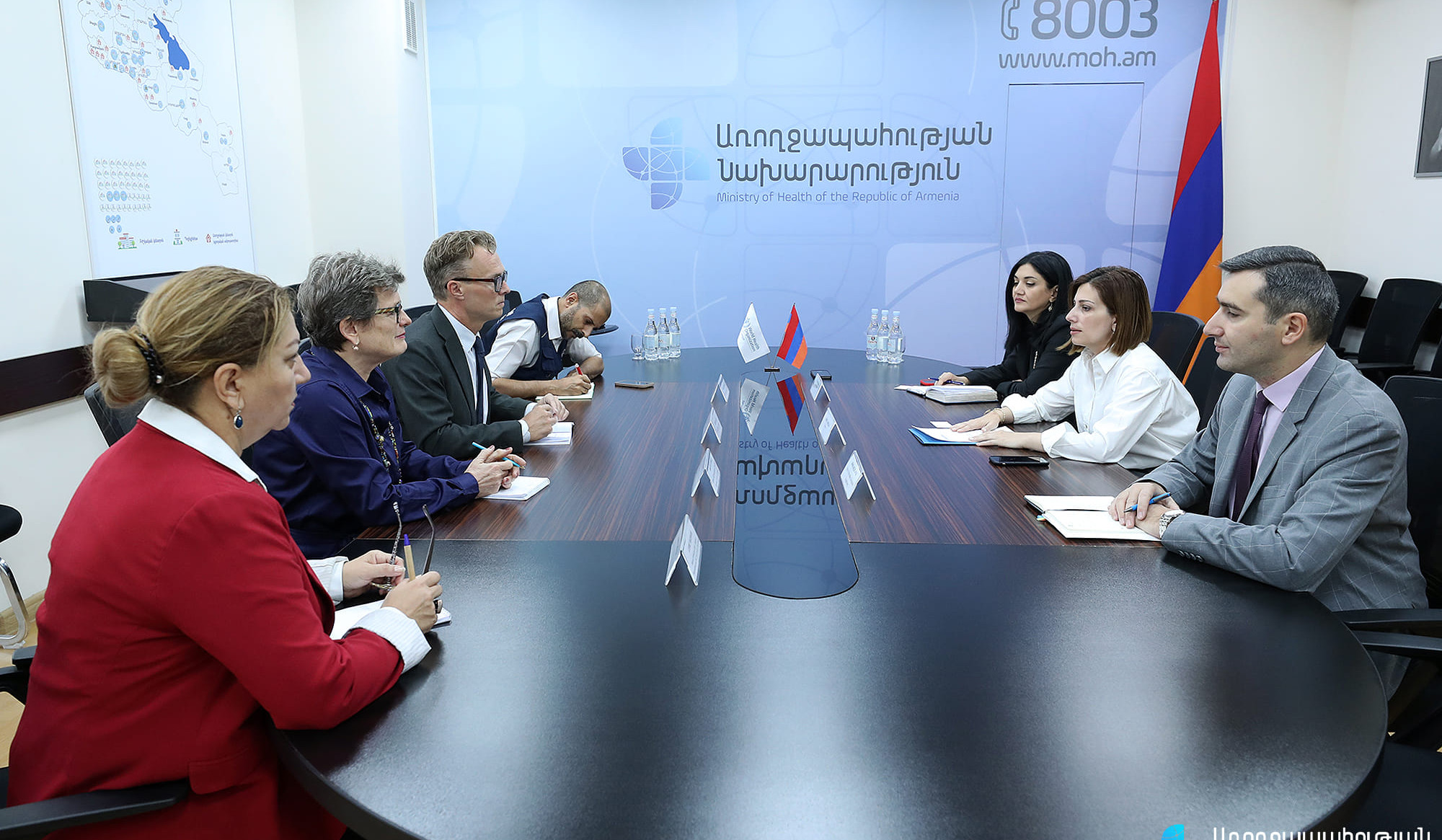 Առողջապահության նախարարը ԱՀԿ պաշտոնյային է ներկայացրել ԼՂ-ից բռնի տեղահանման հետևանքով ստեղծված իրավիճակը