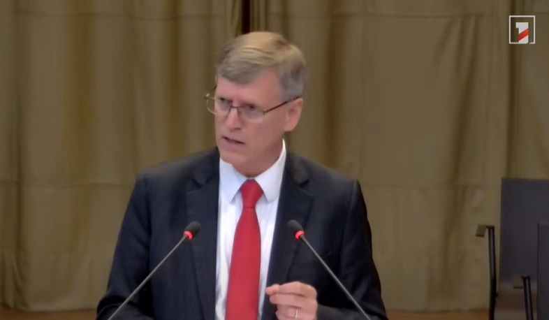 More than 100,000 ethnic Armenians have fled Nagorno-Karabakh, hey are not on vacation, Sean Murphy says at ICJ