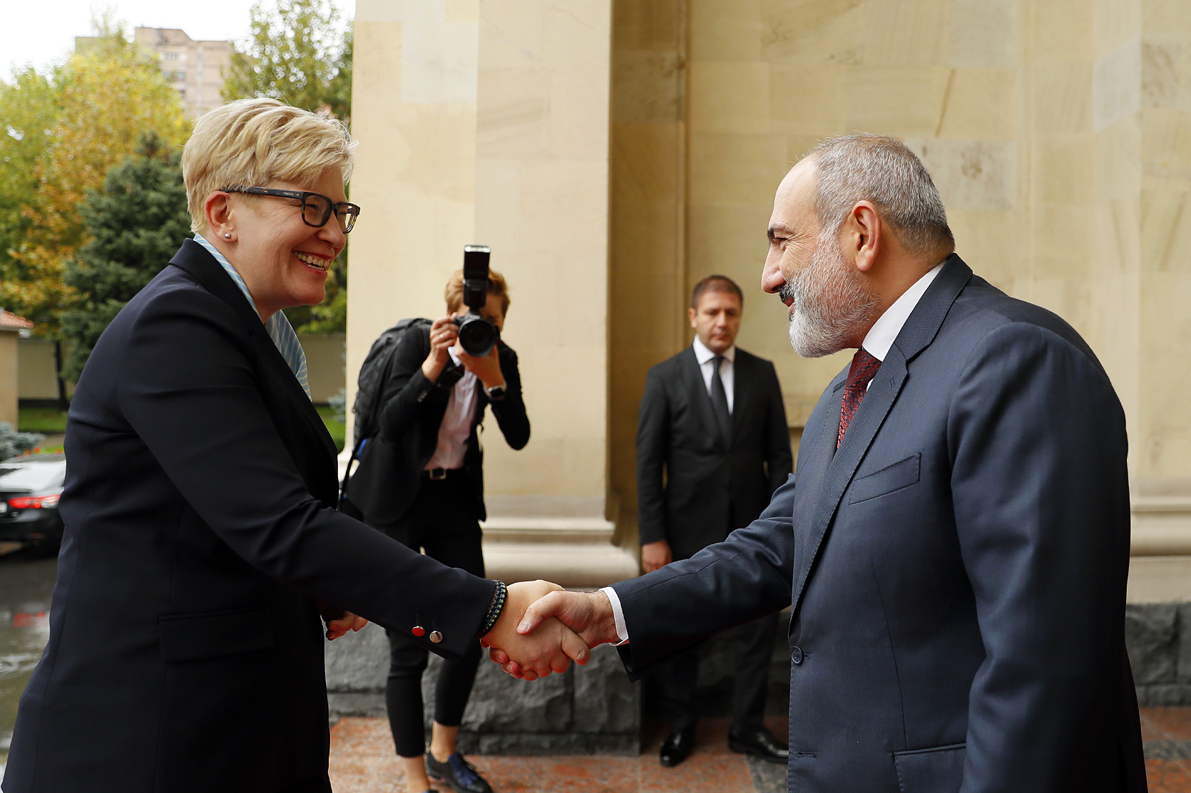 Prime Ministers of Armenia and Lithuania, Nikol Pashinyan and Ingrida Šimonytė, meet in Yerevan