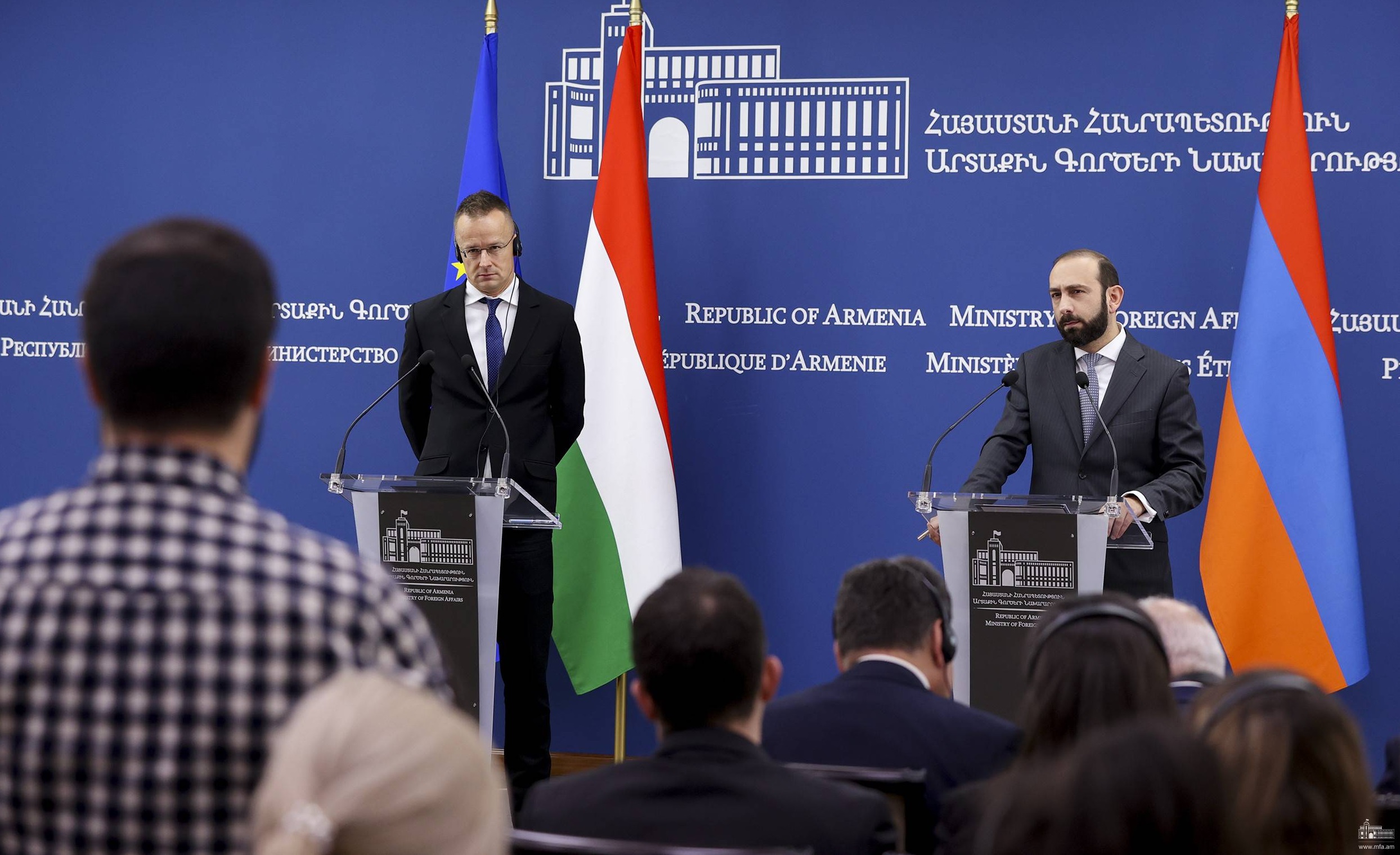 Press Statement of the Minister of Foreign Affairs of Armenia Ararat Mirzoyan during joint press conference with Minister of Foreign Affairs of Hungary