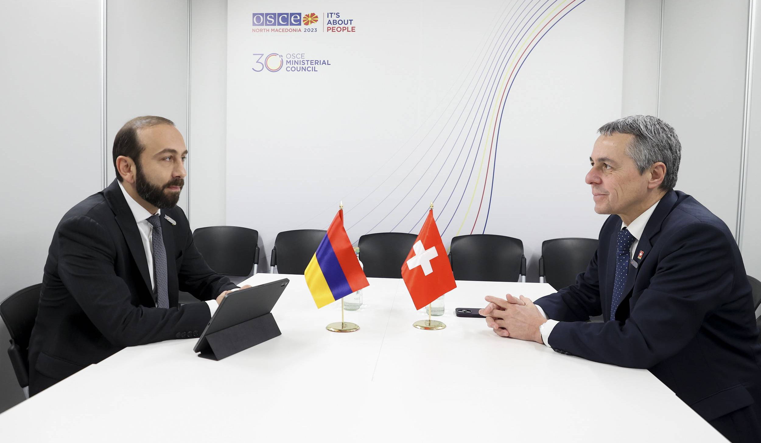 Meeting of Foreign Ministers of Armenia and Switzerland