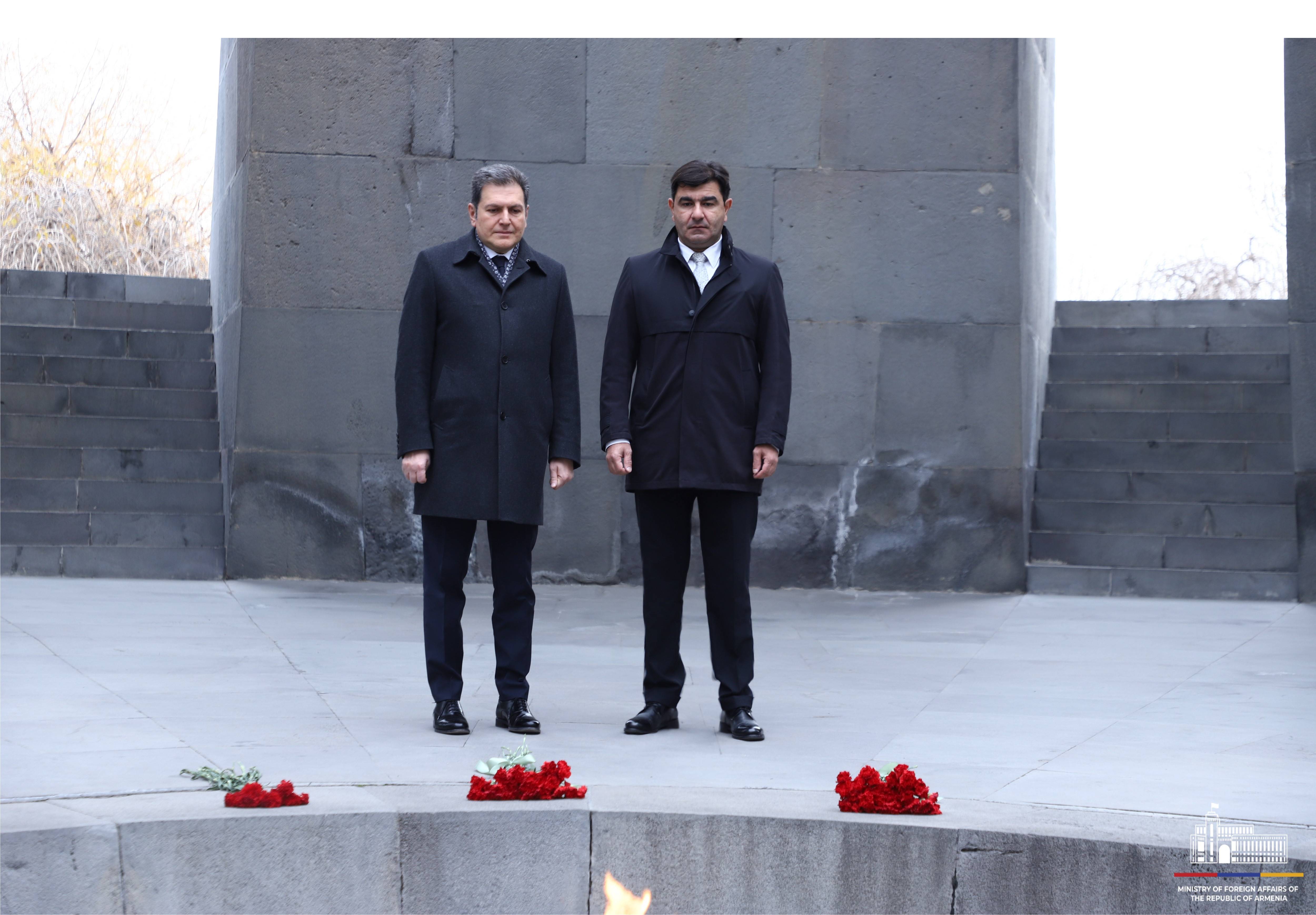 Հարգանքի տուրք Ցեղասպանության զոհերի հիշատակի ու նրանց արժանապատվության միջազգային օրվա առթիվ