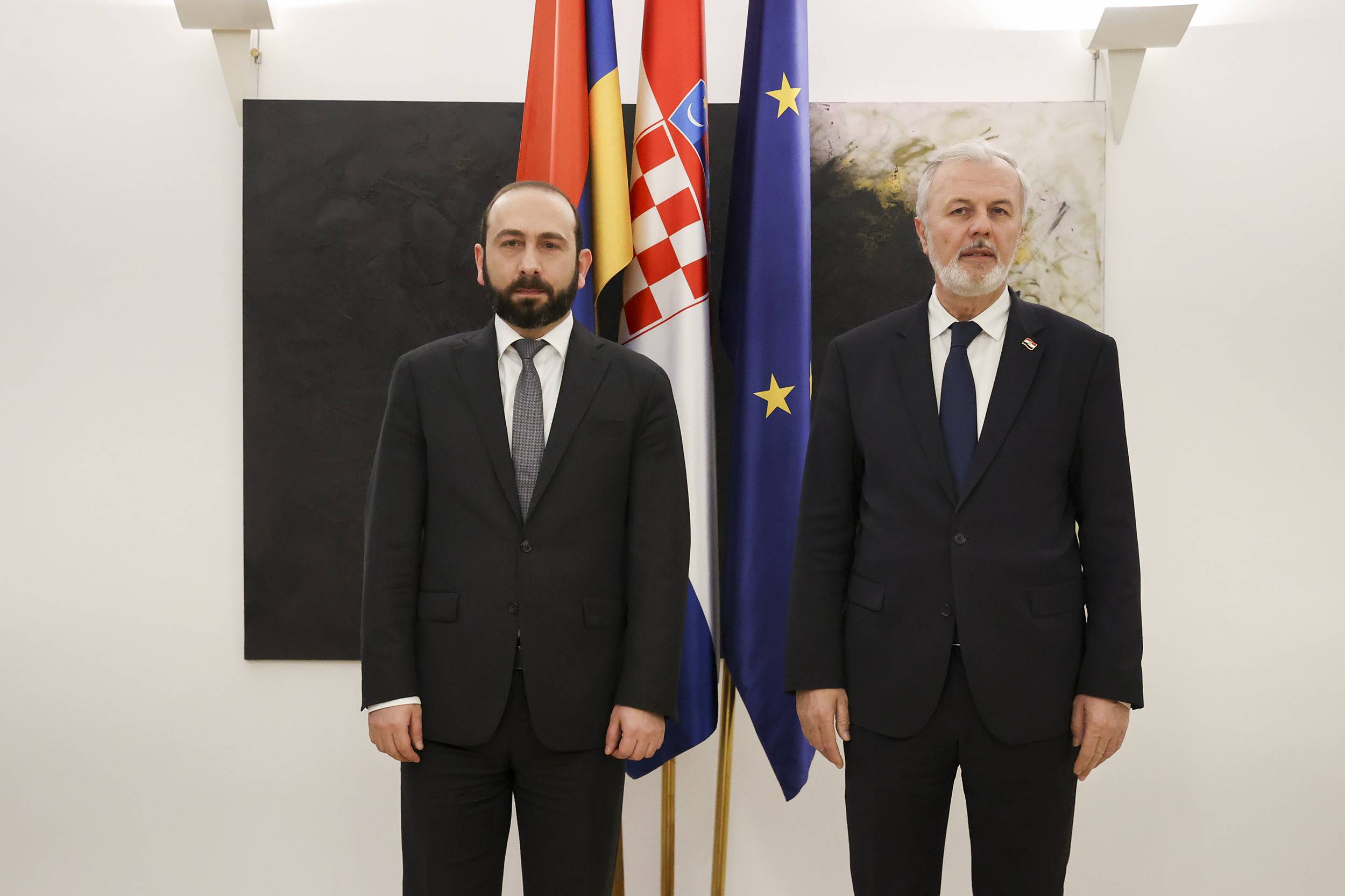 Meeting of Minister of Foreign Affairs of Armenia with Deputy Speaker of Parliament of Croatia