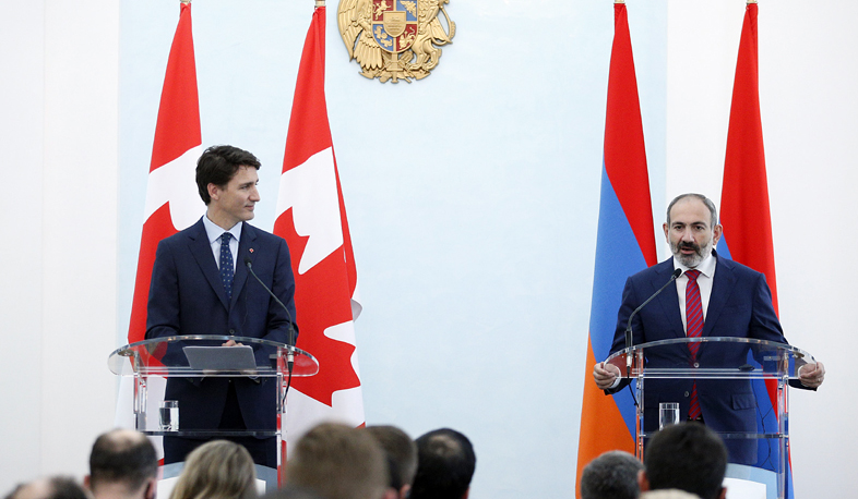 Pashinyan deems Armenia-Canada relations excellent