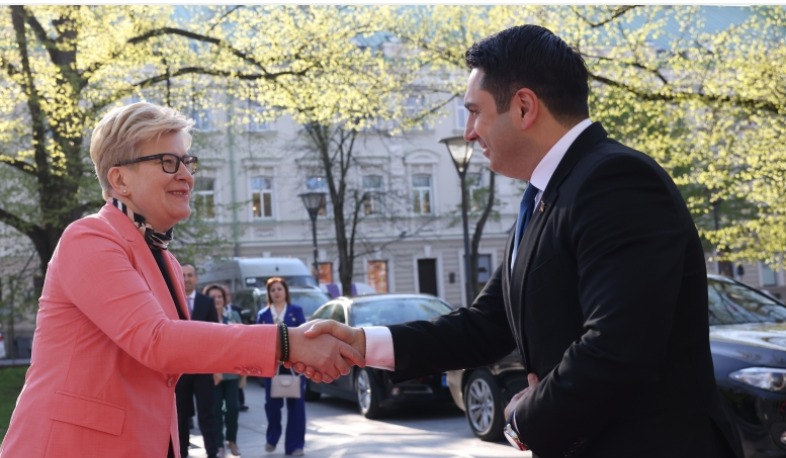 We are ready to support the RA in the rapprochement of the relations with the EU, in the establishment of peace in the South Caucasus, Prime Minister of Lithuania to Alen Simonyan