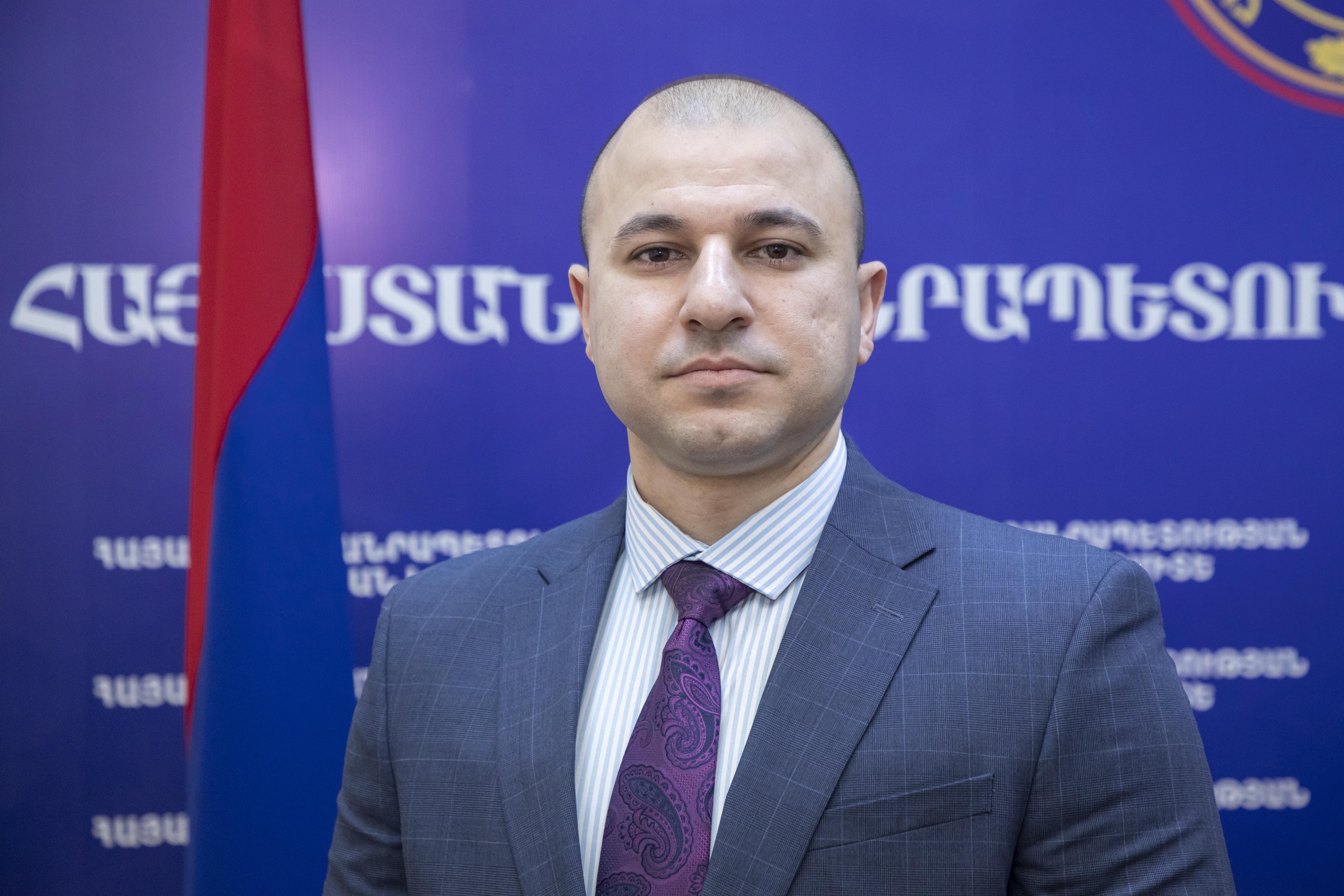 Ռոբերտ Վարդանյանը նշանակվել է Մալաթիա-Սեբաստիա վարչական շրջանի քննչական բաժնի պետ