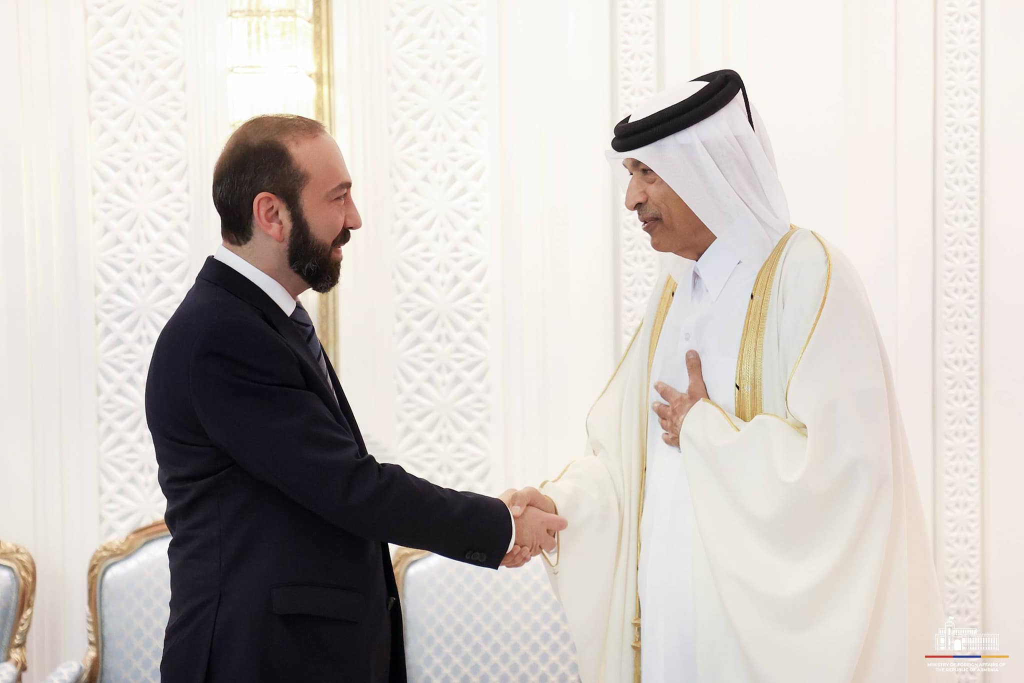 Minister of Foreign Affairs of Armenia presented 'Crossroads of Peace' project to Chairman of Qatar’s Consultative Council