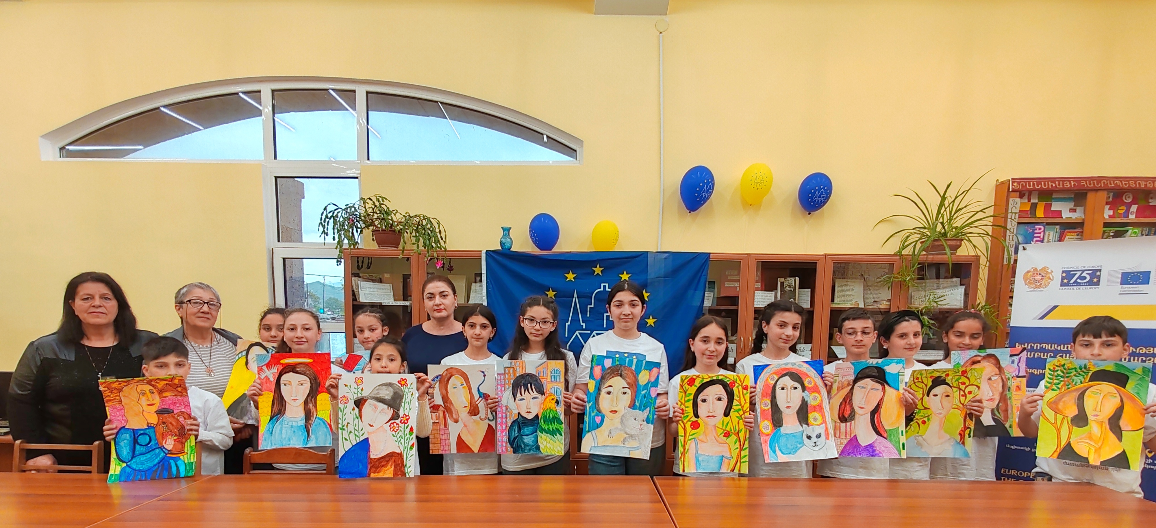 Խնկո Ապոր անվան գրադարանի նախաձեռնությամբ Սպիտակի քաղաքային գրադարանում շարունակվում է «Եվրոպական ժառանգության օրերի ճամբար» ծրագիրը