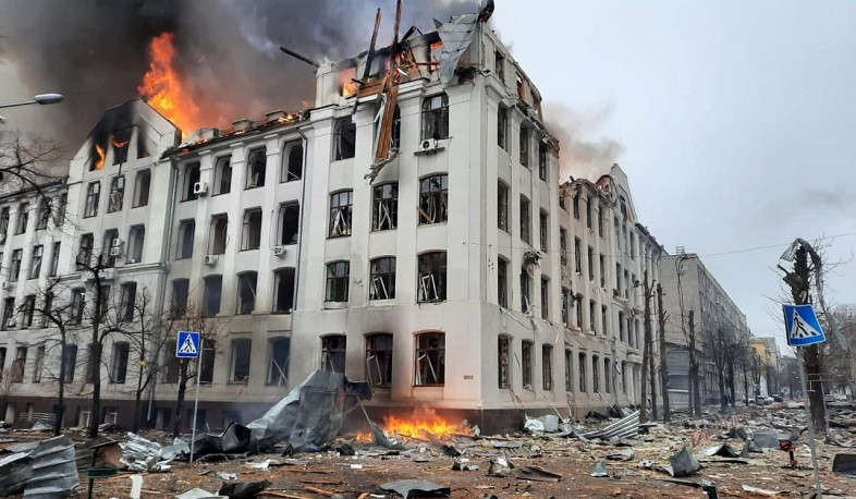 Russian forces again struck city and region of Kharkiv